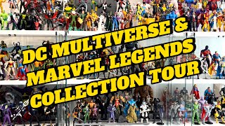 DC Multiverse Collection & Action Figure Tour ft. Batman Superman X-Men Spider-Man Avengers