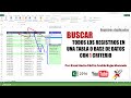 Buscar todos los registros en una tabla o base de datos con 1 criterio