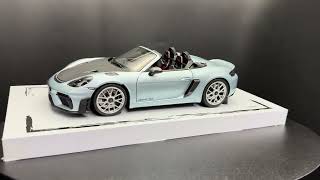 Minichamps 1/18 Porsche Spyder RS -2024 - Azzuro Thetys Metallic W
