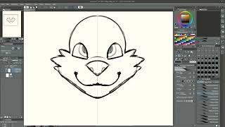 【How To Draw Furries】 Head Tutorial720P HD