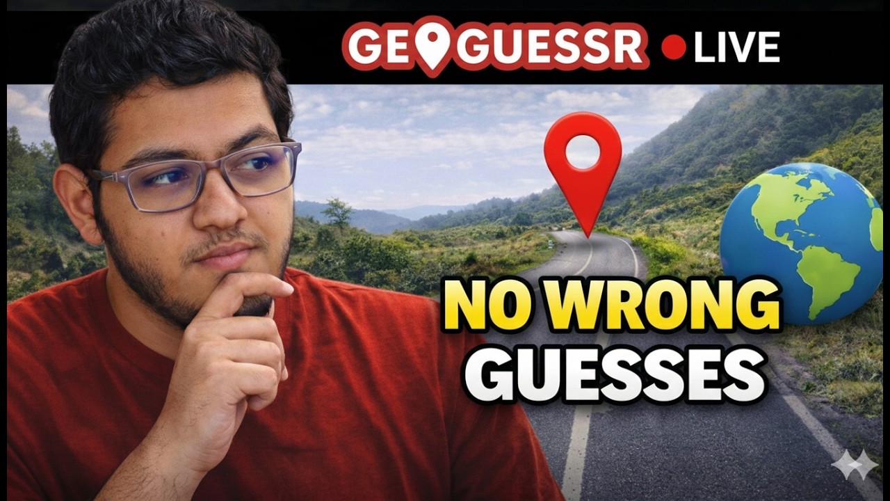 🔴 GeoGuessr Live – No Wrong Guesses Challenge | Monday Grind | Road to Master