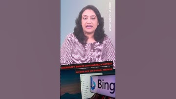 #Microsoft brings AI-powered chatbot to Bing app on iPhone, Android #shortsvideo