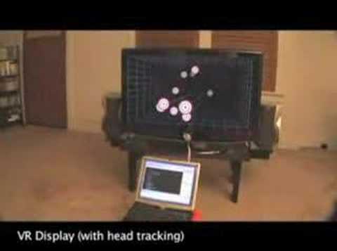 Wii Head Tracking for 3D - YouTube
