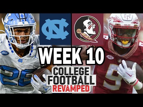 North Carolina at Florida State - Week 10 Simulation (2024 Rosters for ...