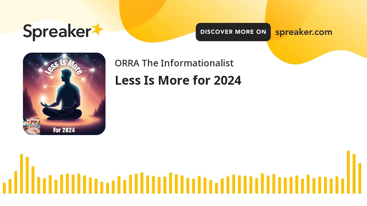 Less Is More for 2024