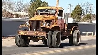 8 Wheel 1.5 Ton Chevy G506 Pickup on the Road!