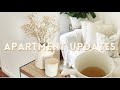 decorating & shopping for my  new apartment!  [homegoods, new furniture & tv lol ]