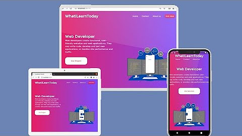 Flutter Web Tutorial (Responsive Design in Flutter) - YouTube