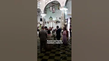 IN A MINUTE Filipino Couple Defy Floodwaters To Tie The Knot Shorts 