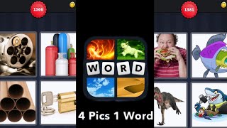 4 Pics 1 Word Levels 1366-1381