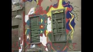 Besetztes Haus in Ostberlin - Adalbertstrasse   24.07.1990