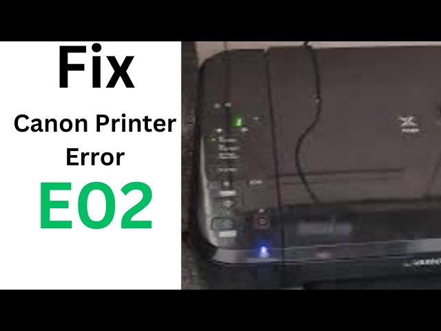 How to clear Canon Printer PIXMA Error ( E02) ? [ Solved ] class=