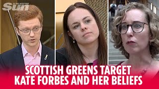 Scottish Greens targets Kate Forbes and her beliefs