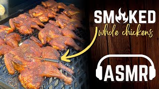 Smoked Whole Chicken | ASMR Video by Wishing Well BBQ 464 views 1 year ago 9 minutes, 34 seconds