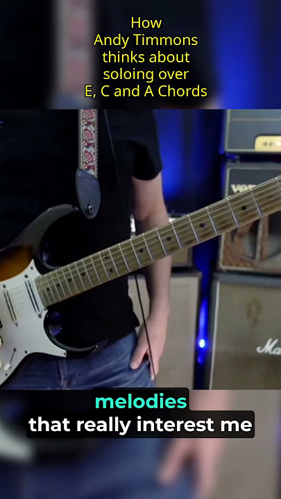 How Andy Timmons Thinks about Melodic Soloing #short