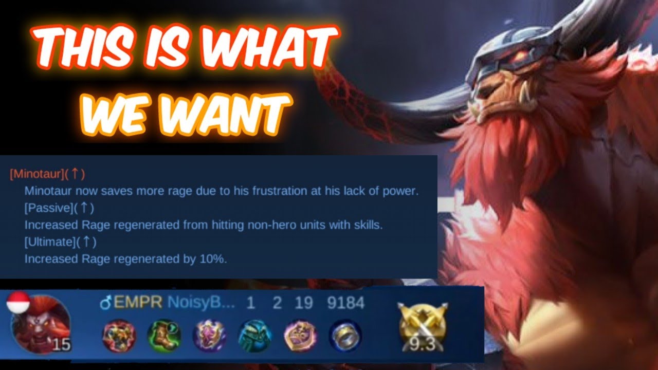 This Is What We Want From Minotaur | Minotaur Mobile Legends