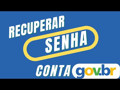 Recuperar senha da CONTA GOV.BR (mesmo sem saber o celular e e-mail)