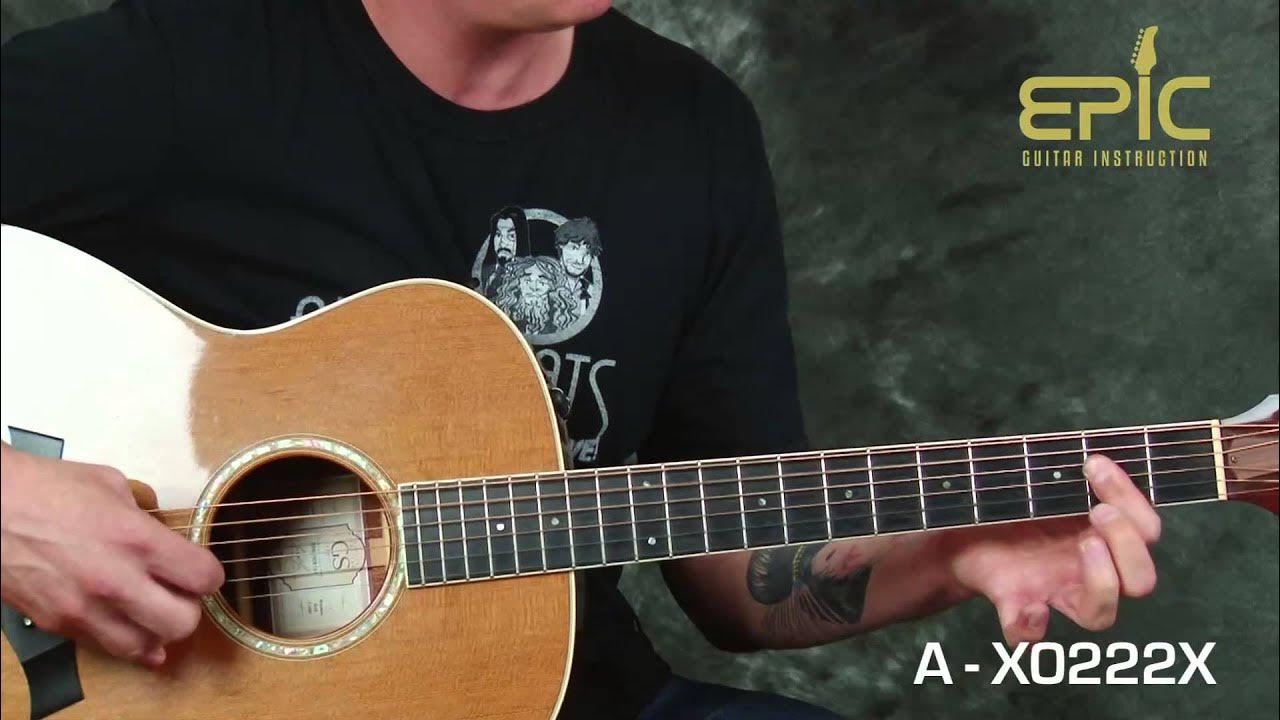 How To Play Love Song By Tesla On Guitar Learn guitar song lesson play Tesla Love Song on Taylor acoustic with