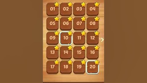 Line Puzzle Gingko 21-30 String Art