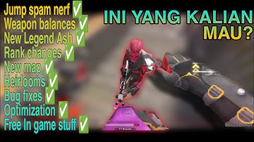 NO LAG ! NEW LEGEND ASH SEASON 3 18 OKTOBER APEX LEGENDS MOBILE 🔥