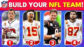 🏈 Build Your Ultimate NFL Team! 💪 | Pick Your Dream Roster | Sport Quiz USA