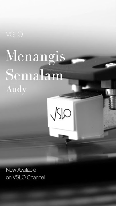 VSLO: Audy - Menangis Semalam (Lyrics) | Vinyl Mode & Rain Ambiance #shorts