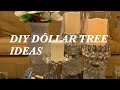 DIY : DECORACIONES ELEGANTES CON MATERIALES DEL DOLLAR TREE/DOLLAR TREE GLAM DECOR