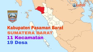 Kabupaten Pasaman Barat, Sumatera Barat, 11 Kecamatan, 19 Desa