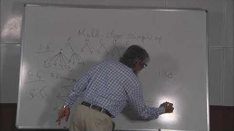 Lecture topic - Multi-stage sampling