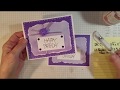 Purple on Purple: Paper Tearing Technique