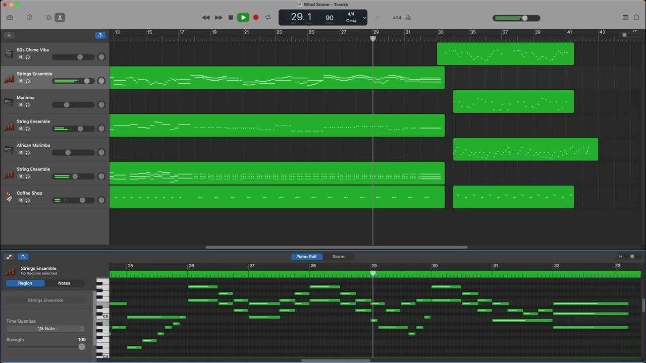 [GarageBand] クロノ・トリガー「風の憧憬」 / Chrono Trigger "Wind Scene" YouTube