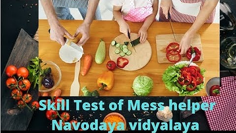 Skill Test of Mess helper (NVS)