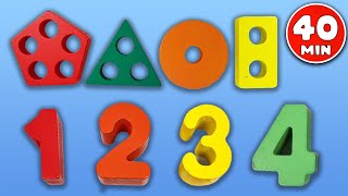 Best Learn Numbers & Colors Puzzle | Toddler Education |  Preschool Learning Toy Video