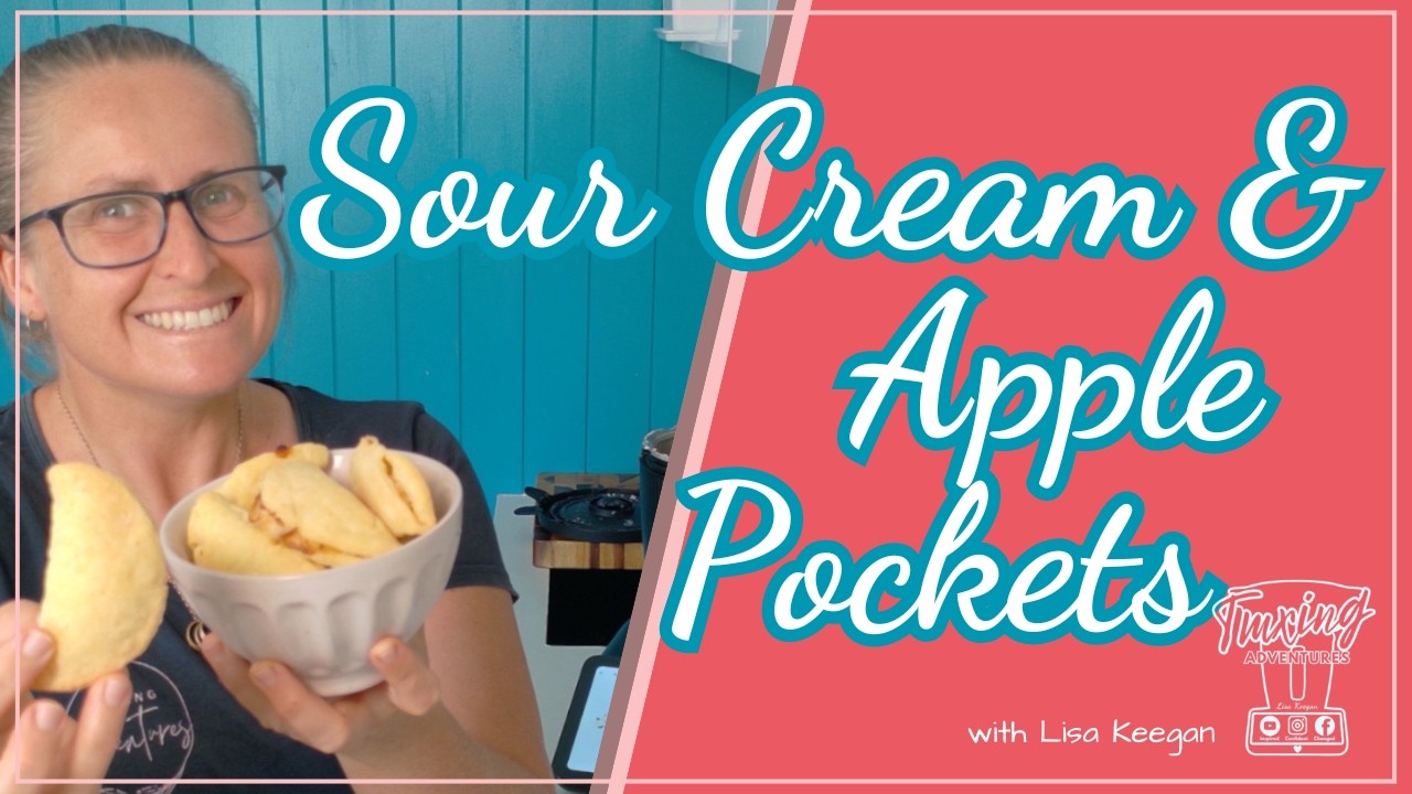 Apple and Sour Cream Puff Pastry Pockets