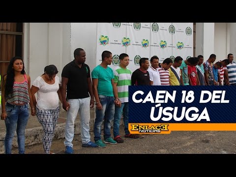 Capturados 18 integrantes del Clan Úsuga