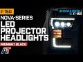 2015-2017 F150 NOVA-Series LED Projector Headlights; Midnight Black Review & Install