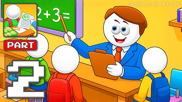 My Dream School - Gameplay Walkthrough Part 2 - School Building Fun Begins (iOS, Android)