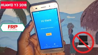 Huawei Y3 2018 (CAG-L22) Frp Bypass Without Pc / Google Account  Remove