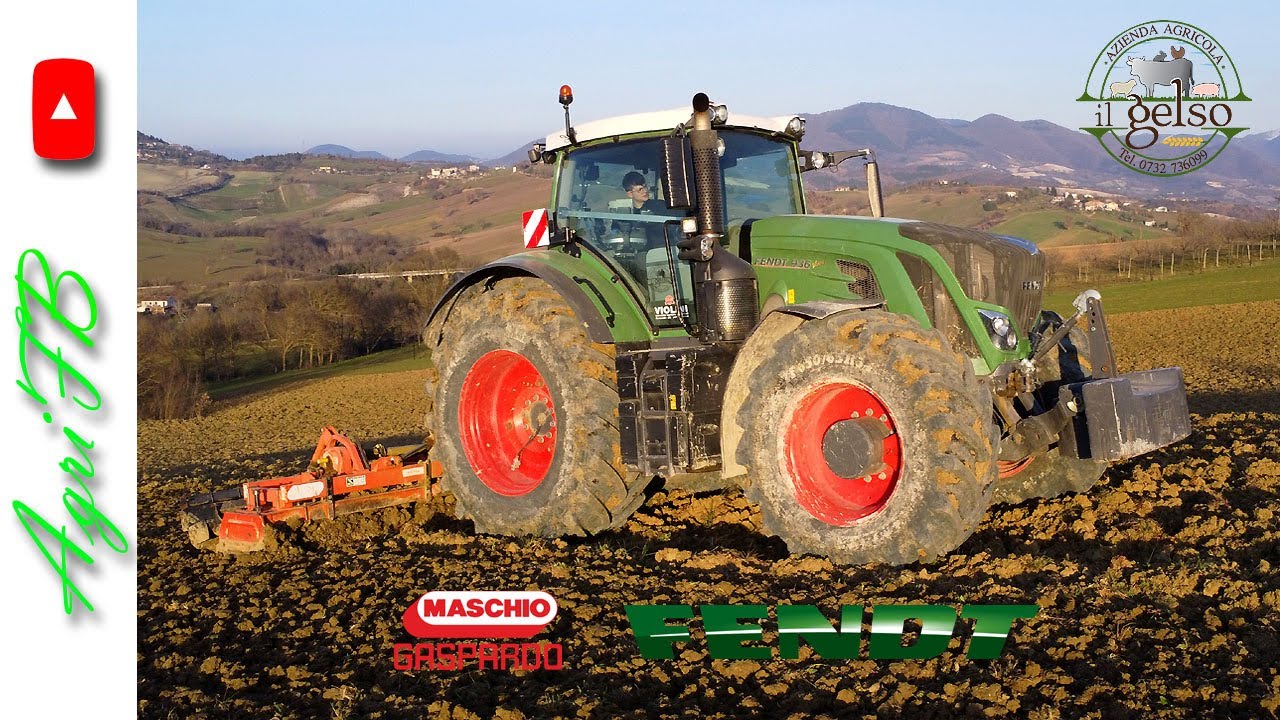 Fendt 936 Vario + Maschio Aquila - Az. Agricola Il Gelso (Fabriano,AN)