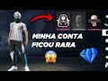 COMPREI UM ITEM QUE DEIXOU MINHA CONTA MUITO RARA NO FREE FIRE 😱