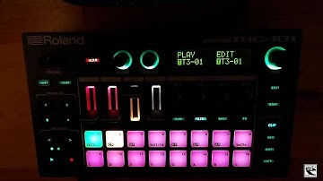 Roland MC-101 -  making complete songs (chaining scenes)
