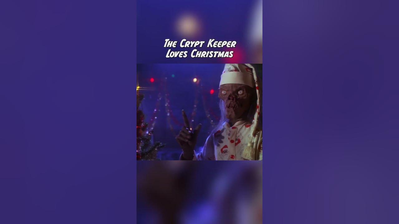 The Crypt Keeper loves Christmas on Tales from the Crypt, 1994 #shorts