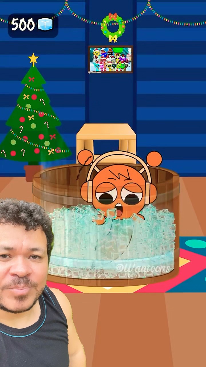 OREN CONSEGUIU PASSAR PELO DESAFIO DO GELO? #mayumigames #sprunki #shortsvideo #youtubeshorts