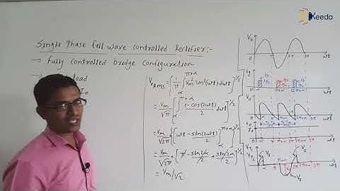 Mastering Single Phase Fully Controlled Bridge Rectifier | RL load: Derivations