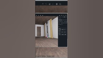 Curtain setting in D5 Render 2.11 #d5render  #shorts  #exteriordesign #tutorialyoutube