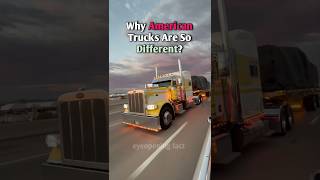 अमेरिकी ट्रक इतने अलग क्यों दिखते हैं? Why do American trucks look so different? #india #america
