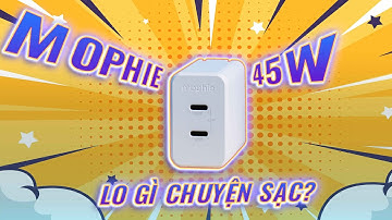 Cốc sạc nhanh Mophie 45W: Có đến 2 tổng Type - C, tha hồ sạc| Minh Tuấn Mobile
