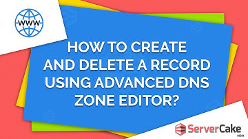How to add and delete records using Advanced DNS Zone Editor - ServerCake India