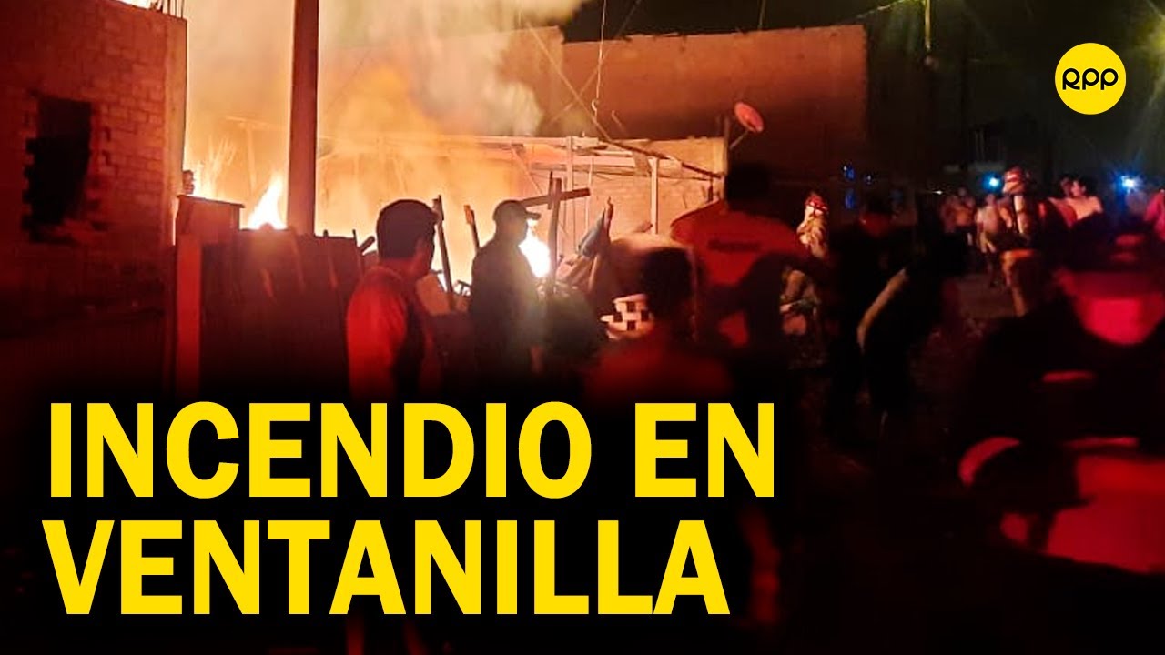 Ventanilla: Un fallecido y varios heridos tras incendio en almacén ...