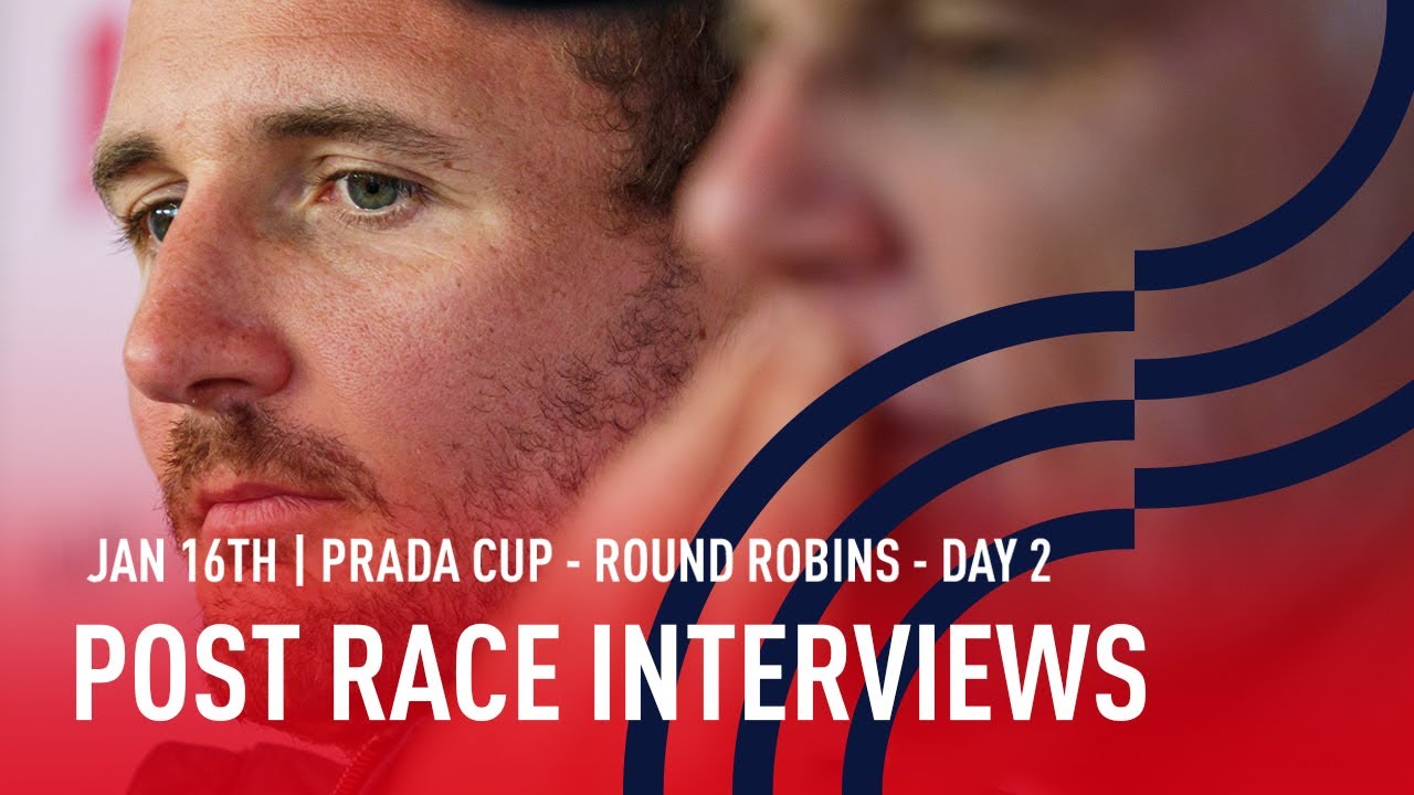 PRADA Cup Day 2 Post Race Interviews